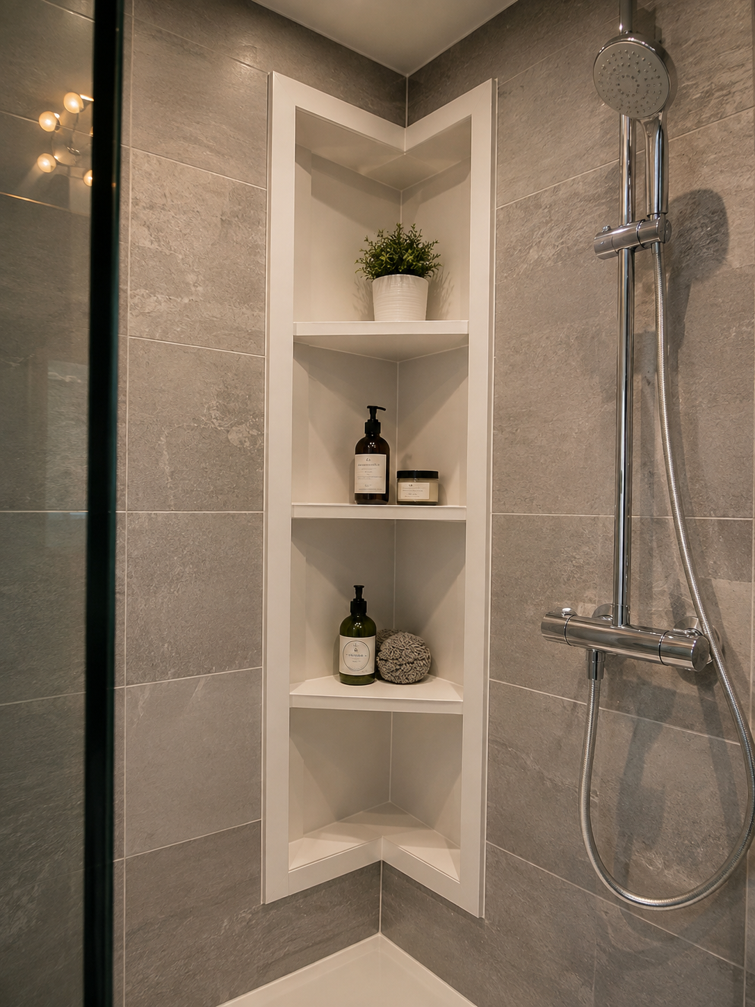 Salle de bain rénovée pour illustrer un projet à Arradon